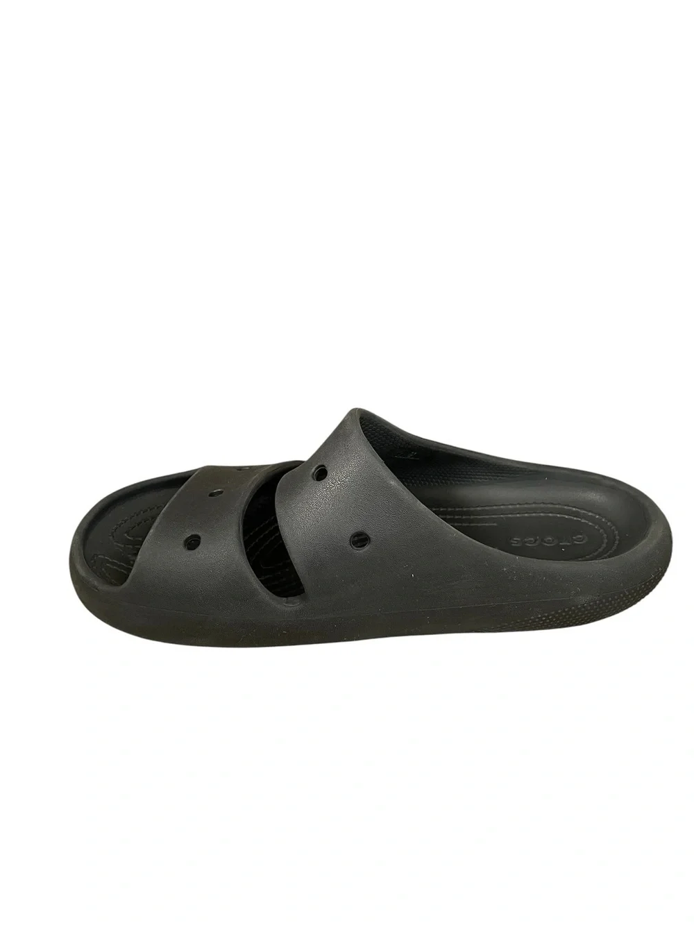 CROCS Classic Black Slide 2 Strap Sandals